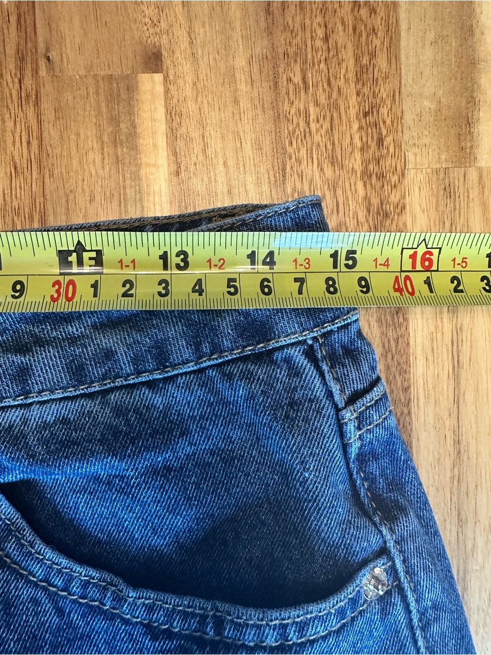 Edikted Women's Washed Denim Wide Leg Blue Jeans size S - Picture 9 of 11